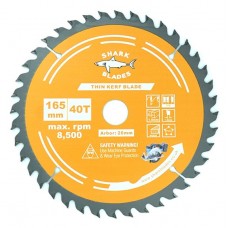 Thin Kerf TCT Circular Saw Blade 165mm 40 Teeth